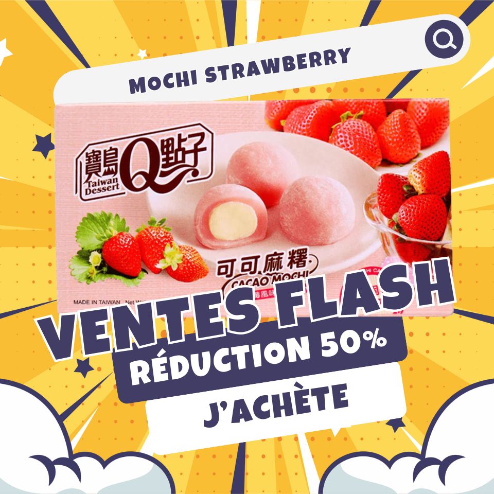 Mochi Strawberry 104 Gr